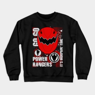 It's Morphin' Time Red Ranger, Dino Thunder Crewneck Sweatshirt